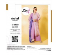 Top Quality 3-Piece Lawn Suit by Nishat – Original and Latest Summer Fashion